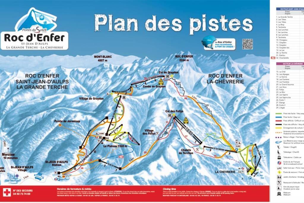 Le Pied Des Pistes A13, Joli Studio Tout Confort 4 Pers, Vue Vallee Imprenable, Draps Non Compris Saint-Jean-dʼAulps Exteriör bild