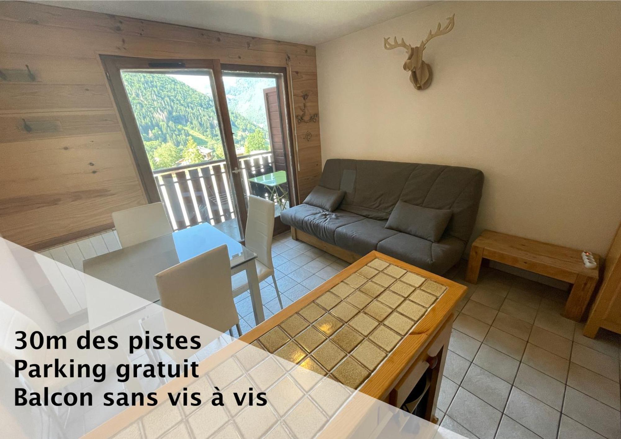 Le Pied Des Pistes A13, Joli Studio Tout Confort 4 Pers, Vue Vallee Imprenable, Draps Non Compris Saint-Jean-dʼAulps Exteriör bild